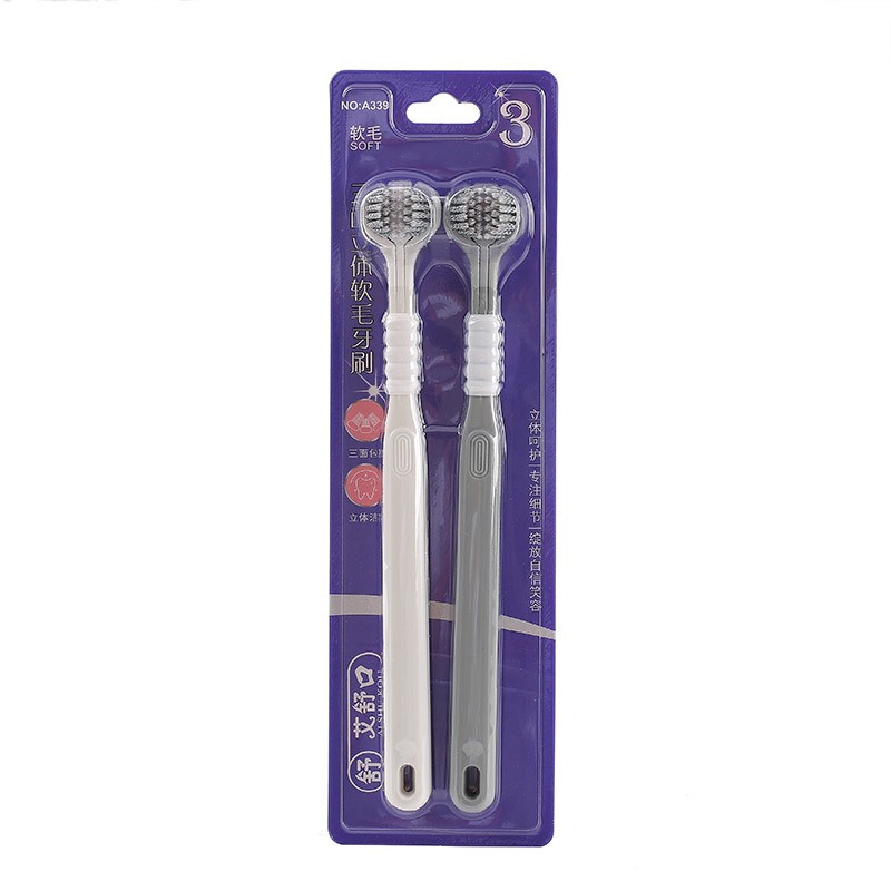 The all-new three sided toothbrush has been launched with shock